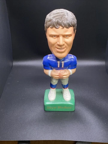 NFL Drew Bledsoe collectible 9" bobble head  - SAM, Inc. Cert #1926 Model 23 Cover
