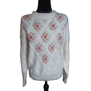 Suéter vintage para mujer Marnie West talla mediana mezcla de lana - Imagen 1 de 7