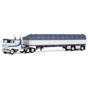 DCP 1/64 Peterbilt 352 COE Sleeper Wilson Roadbrute Flatbed Trailer 60-2057 - Picture 1 of 5