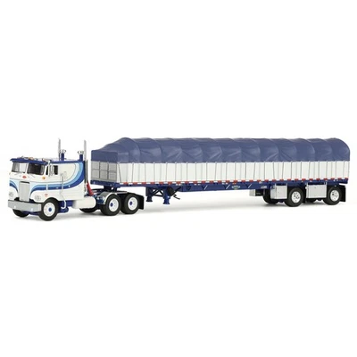DCP 1/64 Peterbilt 352 COE Sleeper Wilson Roadbrute Flatbed Trailer 60-2057 - Image 1 of 4