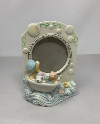 Marco de fotos vintage Hallmark Keepsake Rub-a-dub-dub Baby's Special Moments Foto 1 de 4