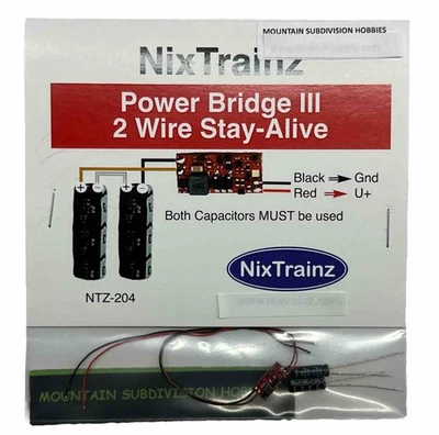 Nixtrainz NTZ-204 Power Bridge 3 III  ~  2-wire Stay-Alive  |  $5 Offer - Image 1 of 3