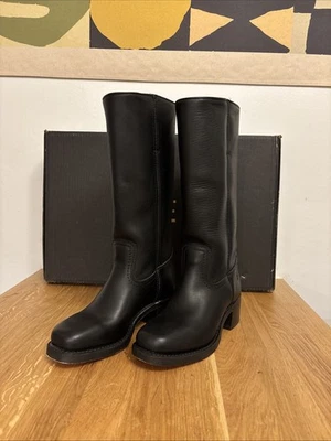 Botas Frye Campus 14L - Cuero Negro - Para Mujer Talla 6.5M - Con Caja Foto 1 de 4
