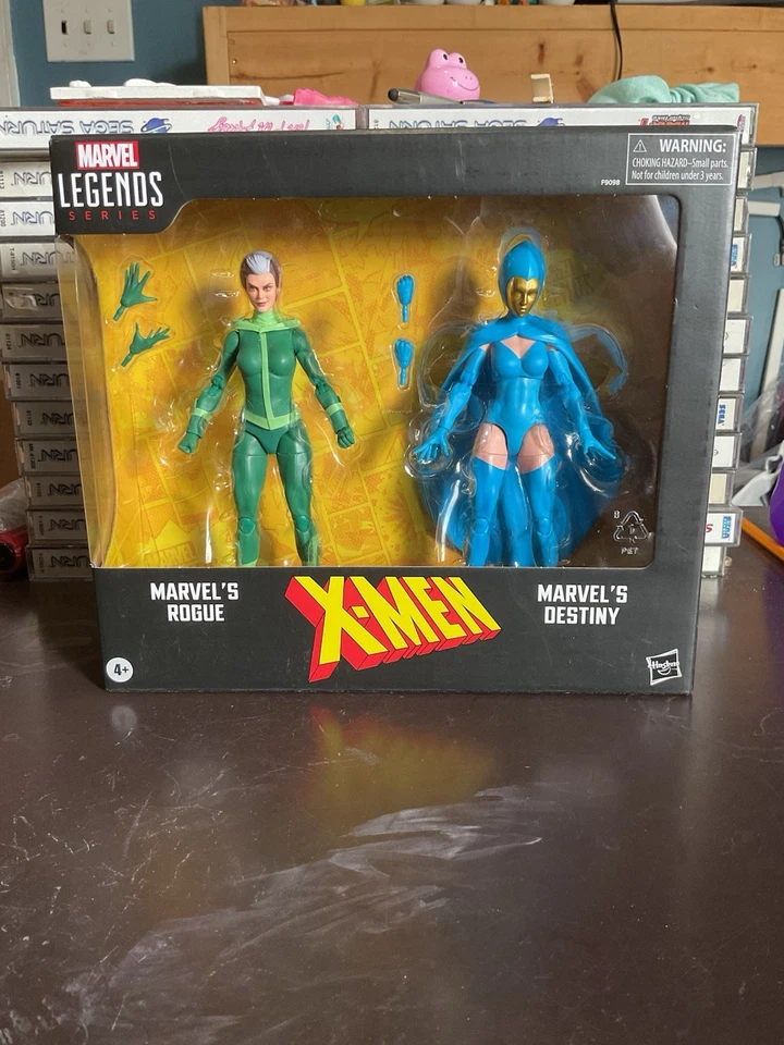 Marvel Legends Series Rogue and Destiny X-Men Comics Collectible 6-Inch Action