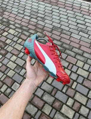 Puma Evopower 4.2 FG Dragon Graphic Men’s Football Cleats Soccer Boots US 12 Red - Image 1 of 4