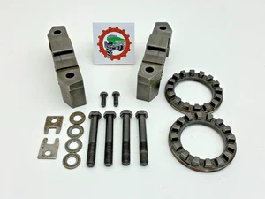 99-04  Ford  F550 DRW DANA S135 Rear Axle Carrier Caps with Adjusters + Locks OE - Picture 1 of 13