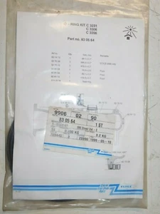 Kit de juntas tóricas Flygt número de pieza 83 05 64 - C 3231, C3306, C3356 piezas originales - Imagen 1 de 7
