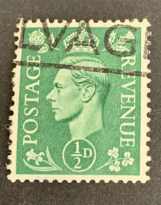 GB 1941-42 KGVI 1/2d Green FU SG485 - Picture 1 of 2