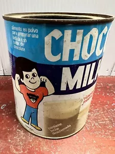 Vintage Choco Milk Metal Can Pancho Pantera 825 Grams Mexico From 1970-80’s - Picture 1 of 11