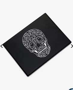Black heart Skeleton 15 Shade Eyeshadow Palette W/ Mirror Halloween - Picture 1 of 3