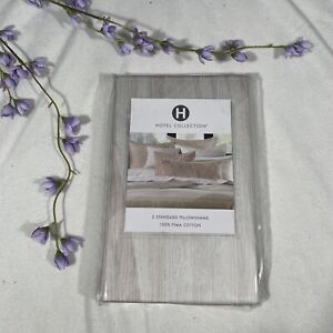 NIB $170 [ 2 Standard ] Pillowcases For Hotel Collection Woodrose Cotton #485