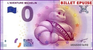 UEGS / L'AVENTURE MICHELIN / BILLET 0 € / NULL EURO-SCHEIN / 0 € 2016-1 - Picture 1 of 1