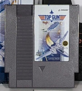 Top Gun (NES, 1987) con scatola, istruzioni, manicotto, inserto da museo - Foto 1 di 5