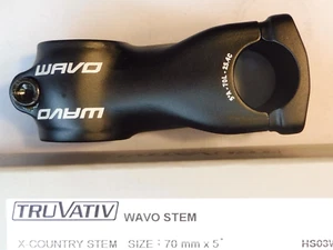 Truvativ  Wavo  Mtb  handlebar stem ( 28.6 / 25.4 ) - 70mm  NOS Retro  bicycle. - Picture 1 of 6