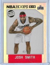RARE 2015-16 PANINI HOOPS JOSH SMITH ARTIST PROOF CARD #2 ~ 01/99 UNIQUE