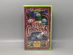 VeggieTales - The Star of Christmas VHS Green Clamshell Brand New Sealed Movie - Picture 1 of 6