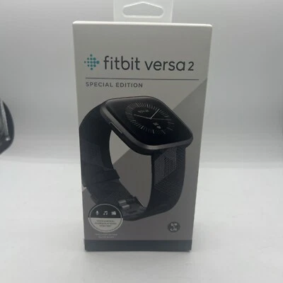 Rastreador de actividad Fitbit Versa 2 edición especial - tejido humo/gris niebla Foto 1 de 4