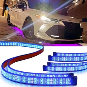6pcs Row LED RGB Lights Strip Neon Underglow LED Kit Remote For Toyota Avalon - Picture 1 of 19