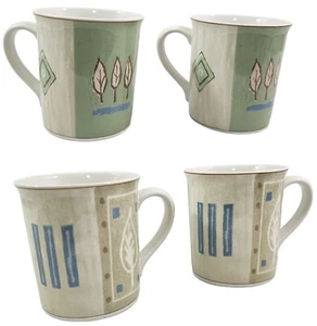 Mikasa Casual Classics Country Quilt HG284 14 Oz Porcelain Mug Cup – Set of 2 - Picture 1 of 15