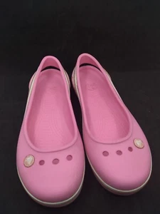 Scarpe basse Crocs bambina Genna rosa con fibbia sul retro - Foto 1 di 19