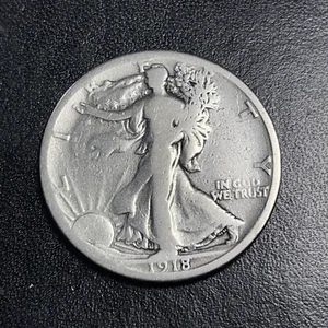 1918 S Silver Walking Liberty Half Dollar Coin Collection 90% Better Date - Picture 1 of 3