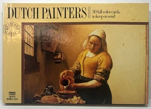 The Dutch Painters : Postcard Book - INCOMPLETE - 28 Postcards (2 Missing) - Picture 1 of 9