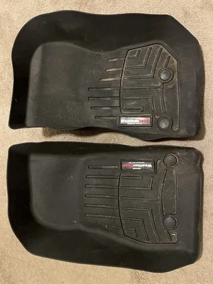 Forro de piso WeatherTech para Jeep Wrangler JK 2018-2018 2 puertas - primera fila, negro Foto 1 de 2