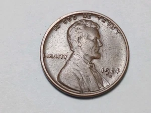 1924 D Lincoln Wheat Cent - Semi Key Date - Picture 1 of 2
