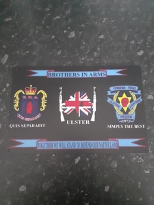 Loyalist U.d.a / U.f.f Brothers In Arms Wall Sign - Picture 1 of 1