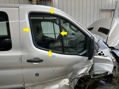 15-23 FORD TRANS 350 ПАССАЖИР ПРАВАЯ ПЕРЕДНЯЯ ДВЕРЬ СТЕКЛЯННОЕ ОКНО ТОЛЬКО - Изображение 1 из 4
