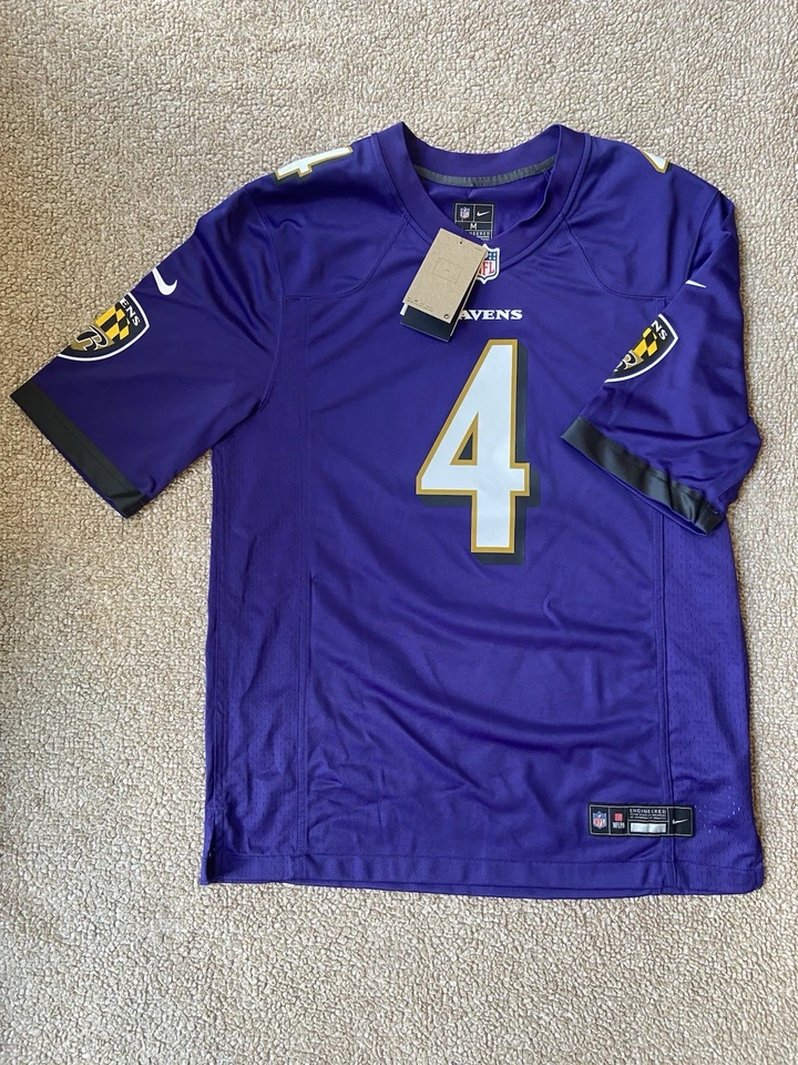 Футболка Baltimore Ravens Zay Flowers No4 средний размер - Изображение 1 из 3