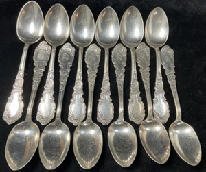 Vintage Roger’s and Hamilton 1895 silver-plated spoons ( 12pcs) #2 - Picture 1 of 5
