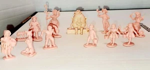 12 Vintage 1950's Marx Fairy Tale Plastic Figures - Picture 1 of 8