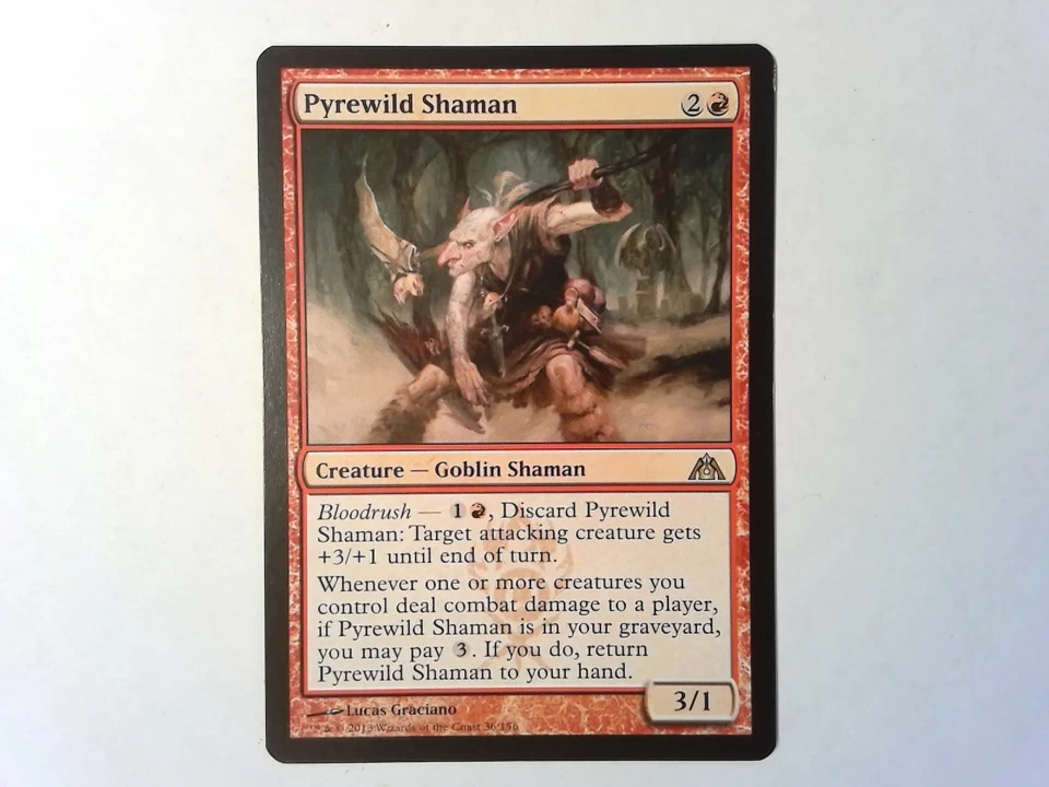 Pyrewild Shaman	 Dragon's Maze - Magic the Gathering Red - Image 1 of 1