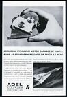1962 Usaf B-70 Bomber Plane Art Adel Hydraulic Motors Vintage Print Ad