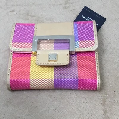 Vintage Liz Claiborne New York Colorful Plaid Trifold Women’s Wallet W/ Zipper - Image 1 of 4