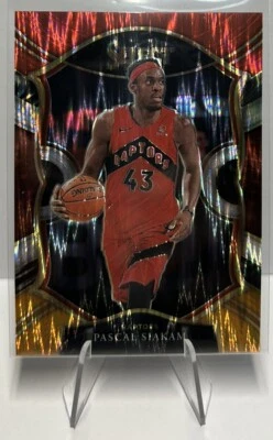 PASCAL SIAKAM 2020-21 Select concourse RED WHITE ORANGE Flash Prizm card #46 - Image 1 of 2