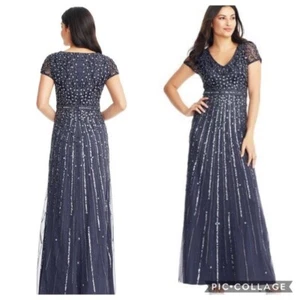 Adrianna-Papell long evening Gown - Picture 1 of 6