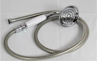 Handbrause Retro Nostalgie Duschkopf Brause mit 2m Schlauch - Bild 1 von 3