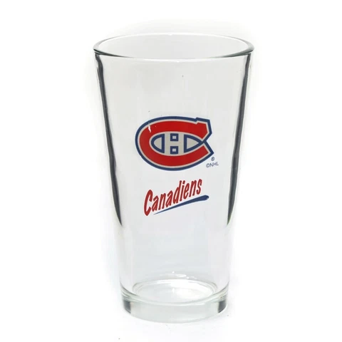 NHL Montreal Canadiens 16 oz Mixing Thick Glass Cover