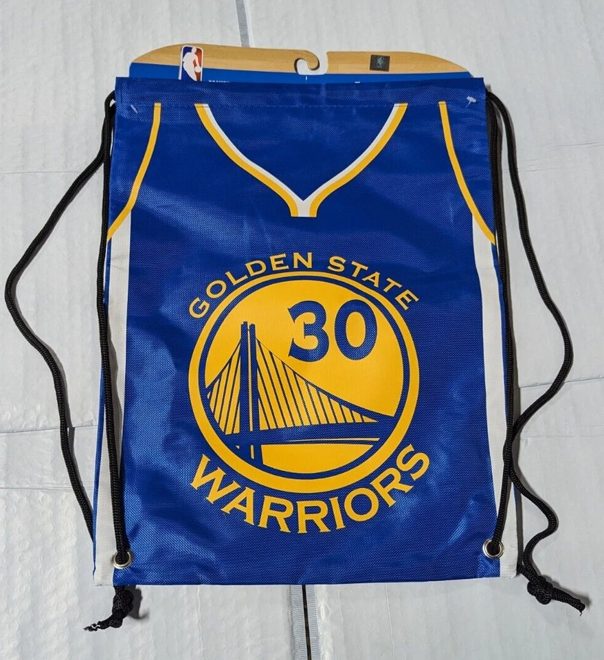 Stephen Steph Curry #30 Warriors Jersey Cinch Drawstring Back pack sack Gym Bag - Image 1 of 2