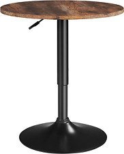 Round Bar Table for Cocktail Bar Home Bar Pub Coffee Tea Dining Bistro Table