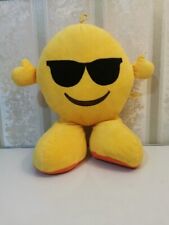 Smiley EMOJI Cushion With Sunglasses, 16