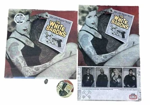 White Barons Menge 3 Promo Poster Aufkleber limitierte Auflage Vinyl Schallplatte 2007 Punk Gearhead - Bild 1 von 11