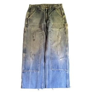 Vintage 00’s 32x28 Carhartt Double Knee Light Wash Jeans - Bild 1 von 10