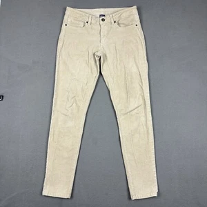 Patagonia Pants Womens 29 Beige Fitted Corduroy 31x30 Low Rise READ - Picture 1 of 21