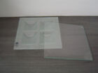 Befllbare Deko-Ablage aus Glas mint von Contento - 22,5 x 22,5 cm - 2 teilig