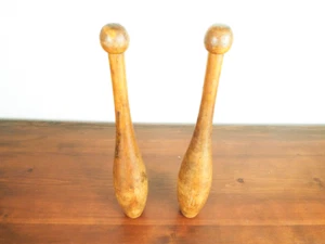 Antike 20er Jahre Holz Indianer Schläger Spalding Trainingsgerät Modell B S 1lb - Bild 1 von 12