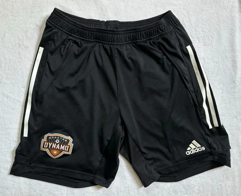 Adidas Houston Dynamo Black Player Issue Pablo Soccer Shorts M MLS Team Cover