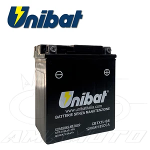BATTERIA SIGILLATA UNIBAT CBTX7L-BS HONDA SH 125 I 2005/2008 JF14A - Foto 1 di 4